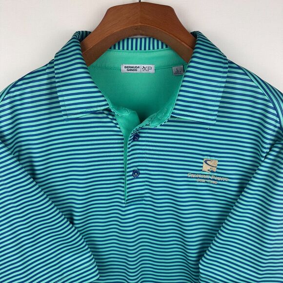 Bermuda Sands Men's Size Large Performance Golf Polo Shirt Casual Short Sleeve - Picture 1 of 10